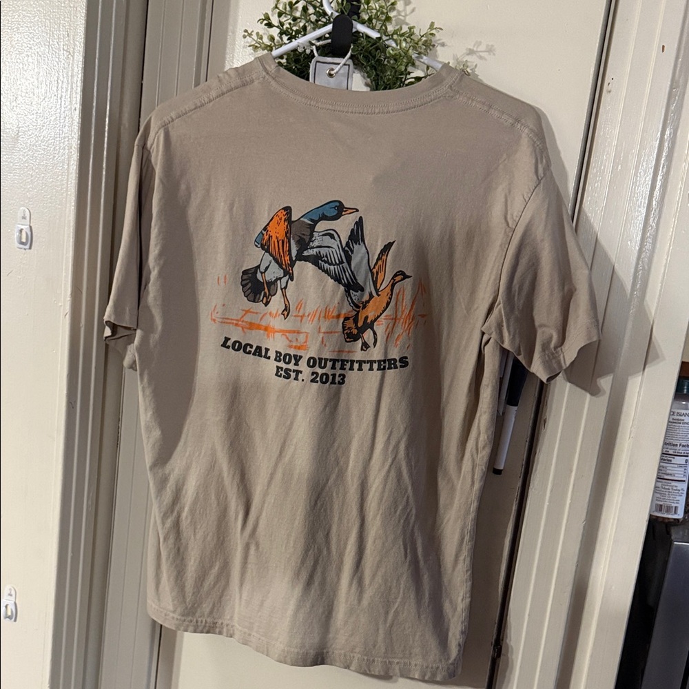 Local Boy Outfitters Tan Short Sleeve Tee Ducks Unlimited